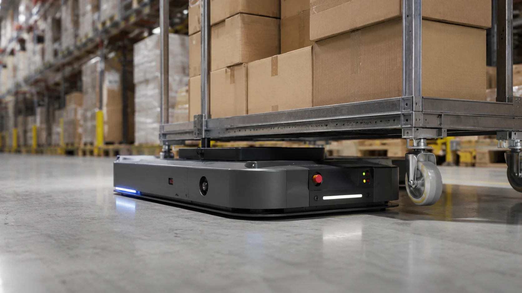 Robot AGV dạng chui gầm