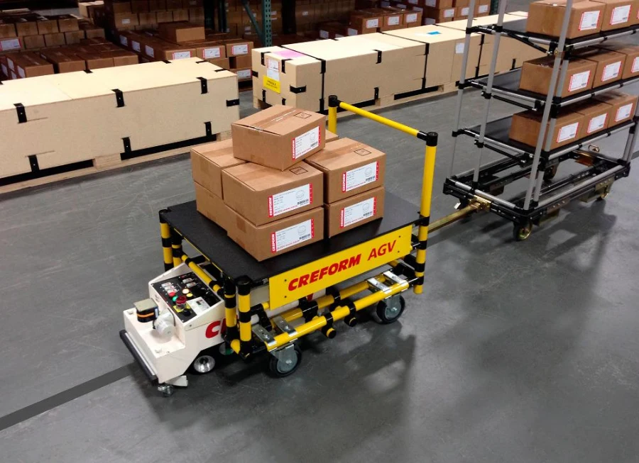 Robot AGV dạng kéo