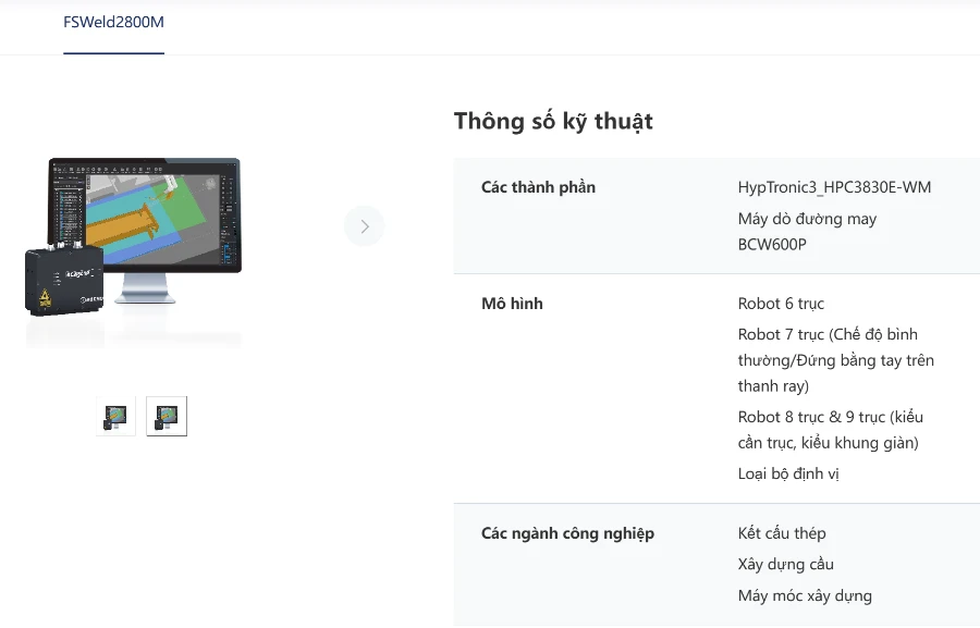 Bộ điều khiển FSWELD2800