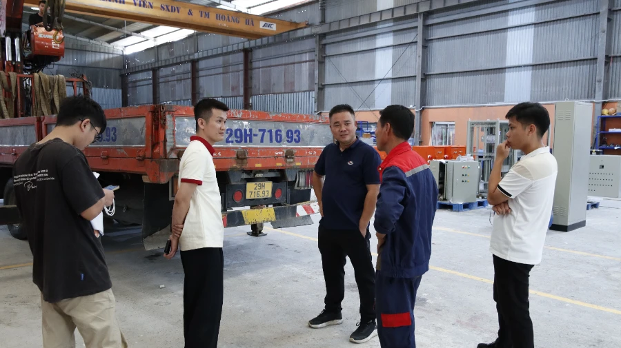 Máy Chấn NVD 125T/3200 tại Mai Lĩnh - Hà Nội (Công ty Hà Nguyên)