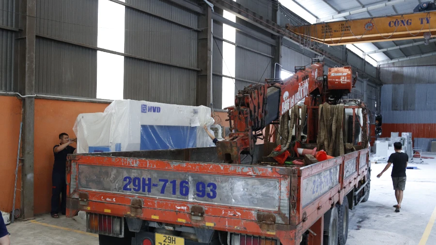 Máy Chấn NVD 125T/3200 tại Mai Lĩnh - Hà Nội (Công ty Hà Nguyên)