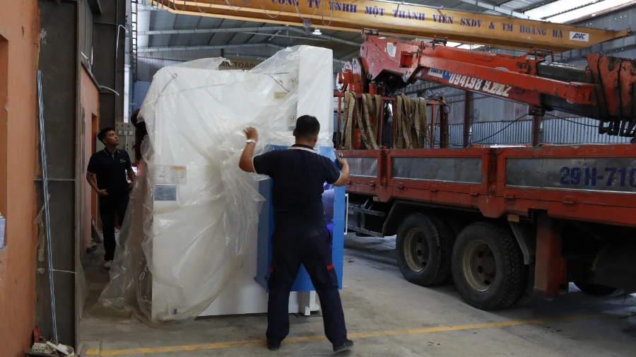 Máy Chấn NVD 125T/3200 tại Mai Lĩnh - Hà Nội (Công ty Hà Nguyên)