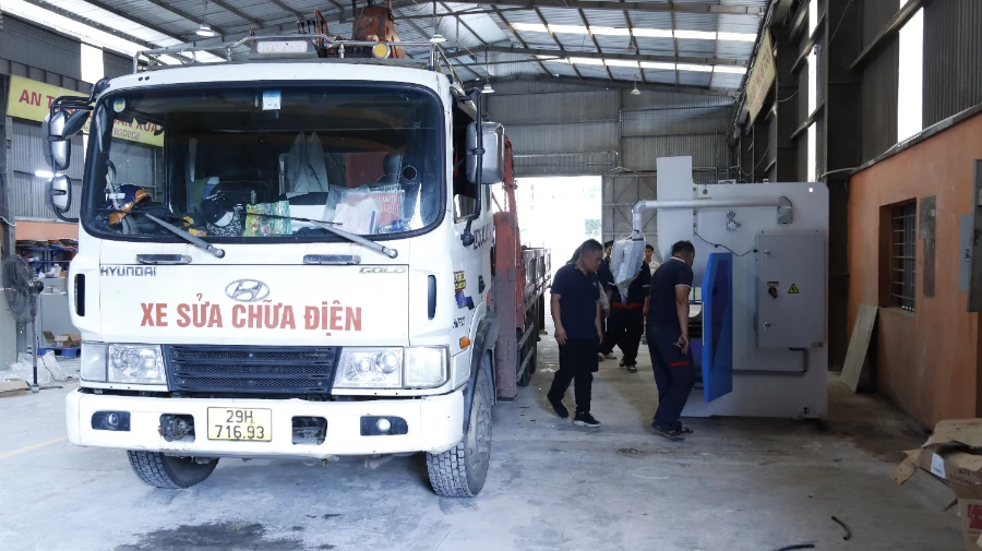 Máy Chấn NVD 125T/3200 tại Mai Lĩnh - Hà Nội (Công ty Hà Nguyên)