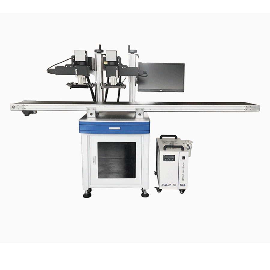 Máy Khắc Laser 2 Đầu Tự Động Định Vị Phôi