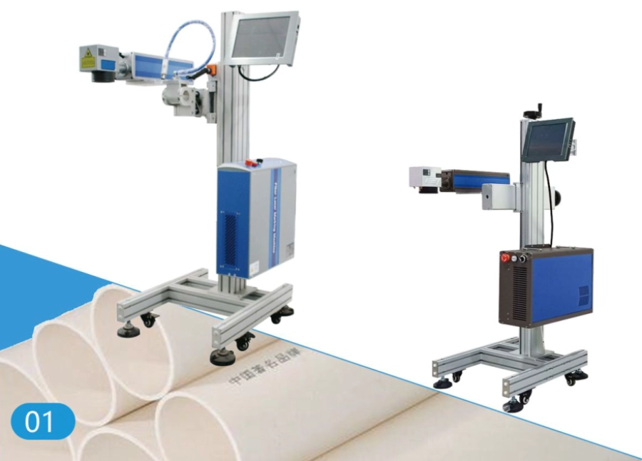 Máy in date tự động Online Fiber Laser Printer