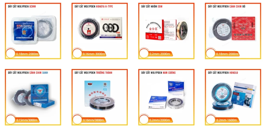 Dây Cắt Molipden Cho Máy Cắt Dây CNC