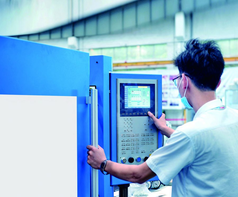 Máy Ép Nhựa Trục Đứng Thủy Lực TY-350
